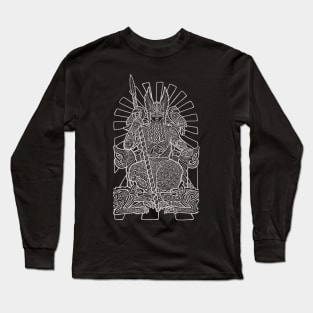 Viking God Odin - metal Long Sleeve T-Shirt